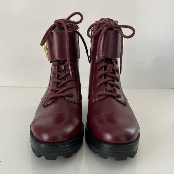 Michael Kors Burgundy Ankle Boots - Picture 6 of 12
